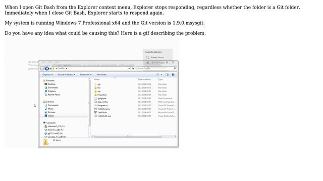 Explorer stops responding when opening Git Bash (2 Solutions!!) смотреть онлайн