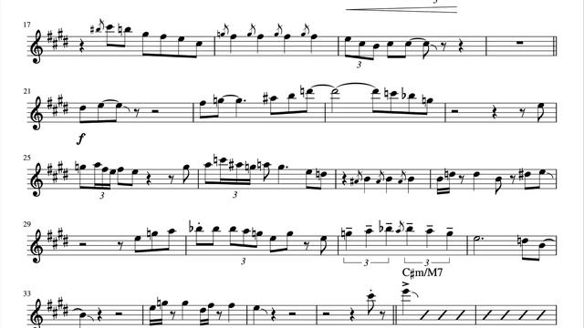 "The Pink Panther" Theme - Alto Sax Cover + Piano Accompaniment | Sheet Music смотреть онлайн