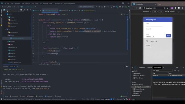 #12 Custom Hook - LocalStorage :: React.js v16 - ShoppingList App смотреть онлайн