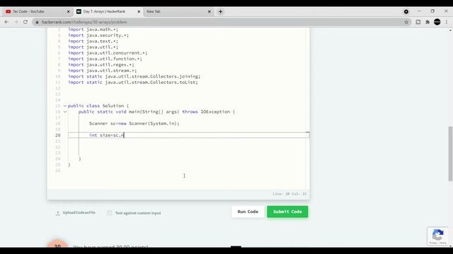 Hacker Rank Day 7: Arrays | Java | HackerRank Solution | 30 Days Of Code | Easy Explanation смотреть онлайн
