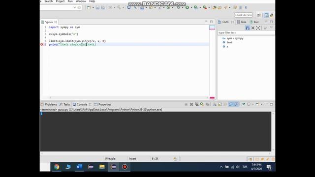 التفاضل و التكامل باستخدام بايثون(calculas by python(sympy library смотреть онлайн