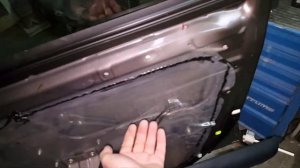 MITSUBISHI OUTLANDER XL door trim panel removal -  разборка двери  MITSUBISHI OUTLANDER XL