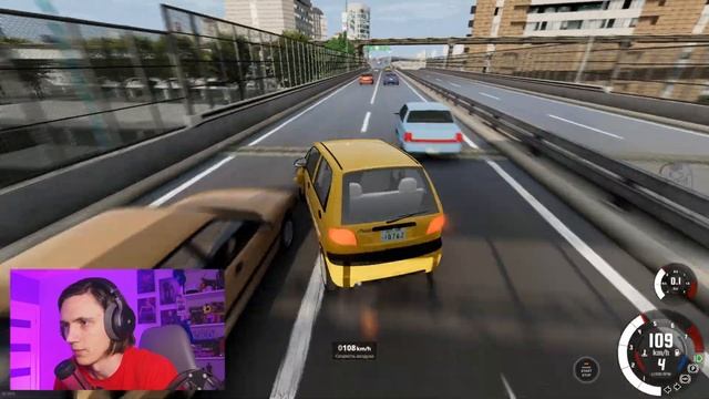 МАТИЗ В ЯПОНСКИХ ПРОБКАХ | BEAMNG DRIVE смотреть онлайн