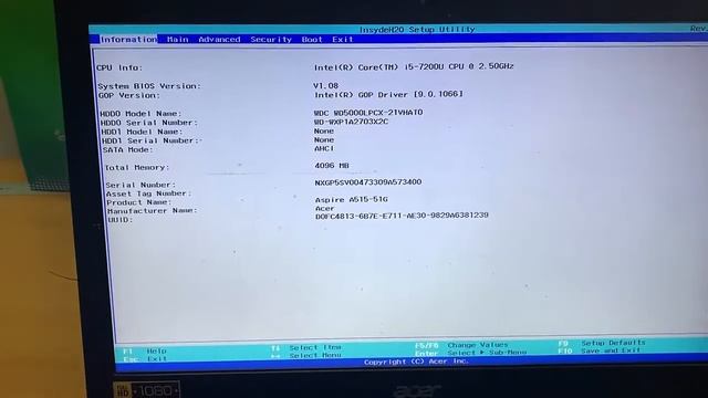 How to access bios on Acer Aspire laptop смотреть онлайн