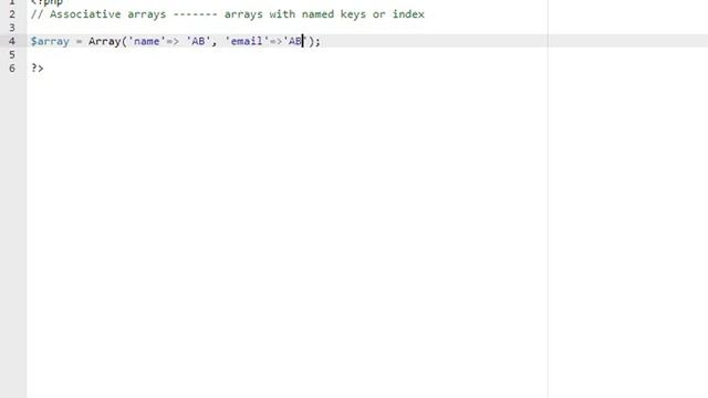 PHP Associative arrays смотреть онлайн
