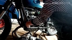 Ремонт левого цилиндра мотоцикла Урал!