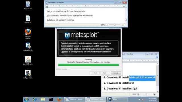 Installing msfgui смотреть онлайн