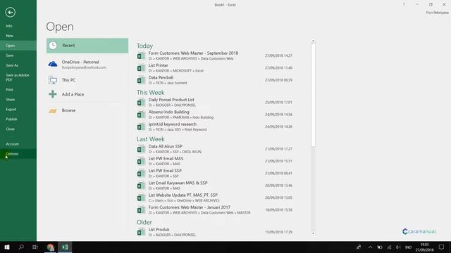 Cara Mengaktifkan Fitur AutoRecover di Excel смотреть онлайн