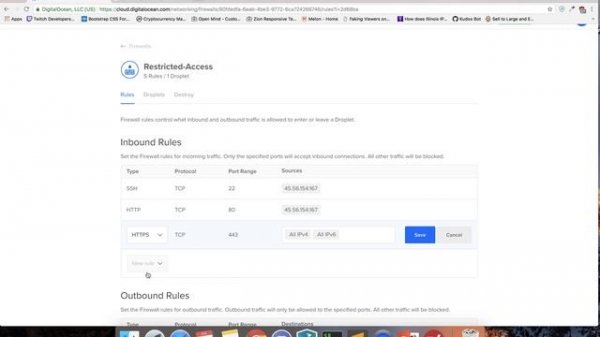 How to Whitelist IP Addresses in Digital Ocean