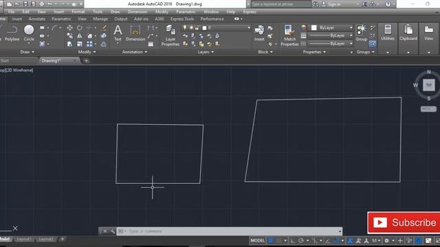 How to Draw a Polyline , PEdit & Explode in Autocad 2016 Tutorial for beginners смотреть онлайн
