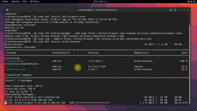How to Install Brave Browser on Fedora 38 Linux | Installing Brave on Linux After Install Fedora 38 смотреть онлайн