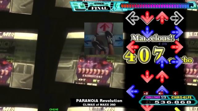 PARANOiA Revolution (CSP-19) 29p PFC 999,710 WORLD RECORD! 2nd LEVEL-19 PFC IN THE WORLD! [DDR A20+ смотреть онлайн