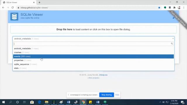 How to view DB file in SQL смотреть онлайн