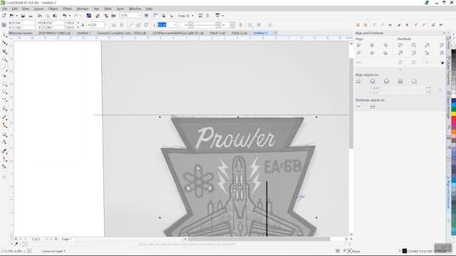23 Crescent Valiani How To - CorelDraw Military Patch Outline 3 смотреть онлайн