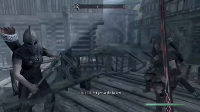 Guard on Guard violence? (Skyrim Bloopers) смотреть онлайн