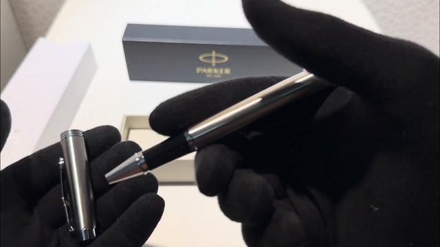 Ручка-роллер Parker (Паркер) IM Essential T319 Brushed Metal CT