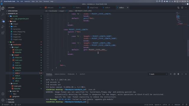 Building an OS - 5 - How to implement printf смотреть онлайн