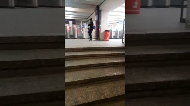 Метро Бабушкинская, поезд Москва, выход к рынку и Яузе смотреть онлайн