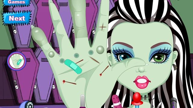 Монстр Хай - Маникюр и Доктор (Frankie Stein Hand Doctor) смотреть онлайн
