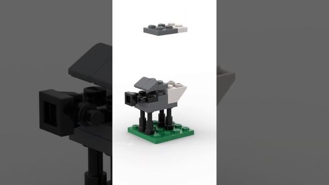 Узнал какое животное из лего с рогами? #lego #tutorial #animals #bricklady #лего ?#build смотреть онлайн