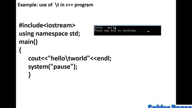 Escape Sequences | Escape Sequences in C++ with Easy Examples смотреть онлайн