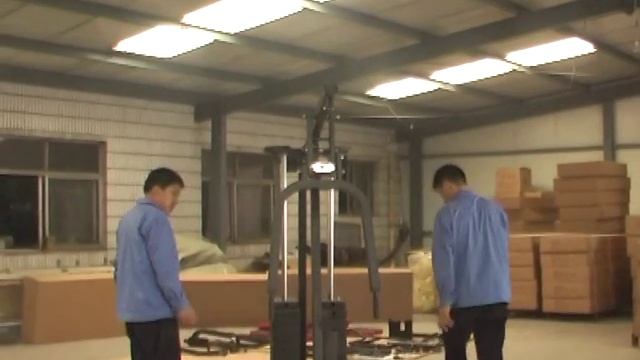 Видео инструкция по сборке - Комплексного тренажера пятистанционнонго BK-198 (часть 1) смотреть онлайн