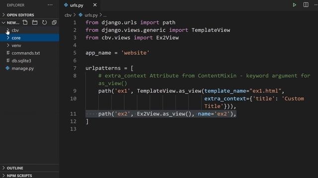 Learn Django Class-Based Views - Using TemplateView - theory and examples смотреть онлайн