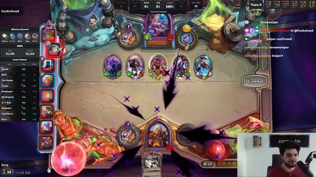 I Beat a SNIPER with The WORST Comp... | Hearthstone Battlegrounds смотреть онлайн