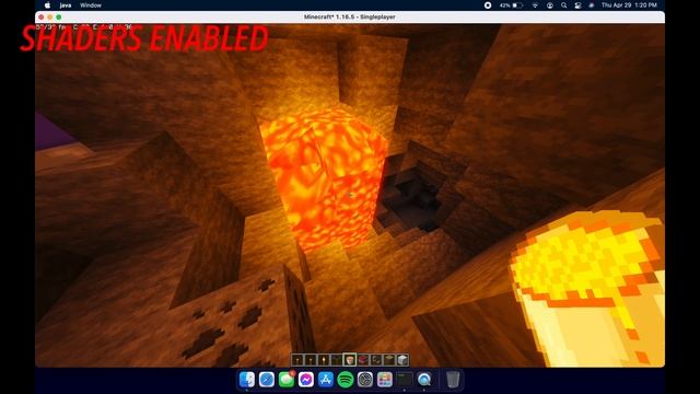 Minecraft Java Edition With and Without Shaders on Apple M1 MacBook Air смотреть онлайн