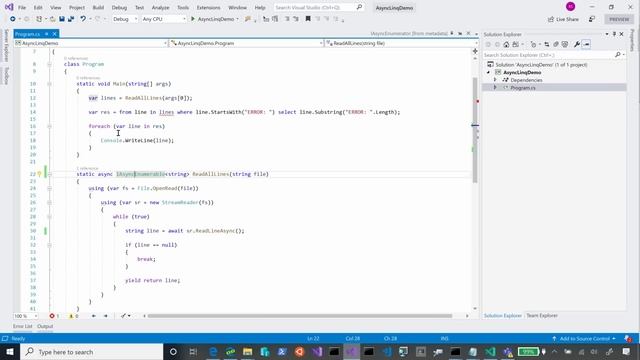 Supporting IAsyncEnumerable with LINQ смотреть онлайн