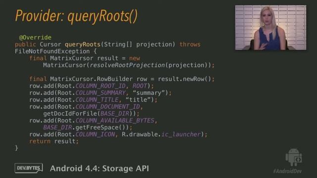 DevBytes Android 4 4 Storage Access Framework Provider смотреть онлайн