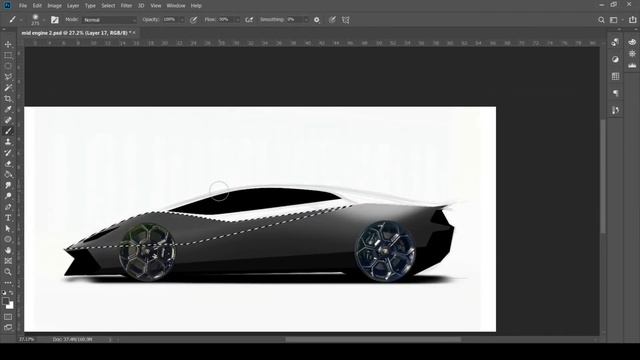 Car Designer Redesigns The Lamborghini Huracan - Includes Full Sketch & Render Demo смотреть онлайн