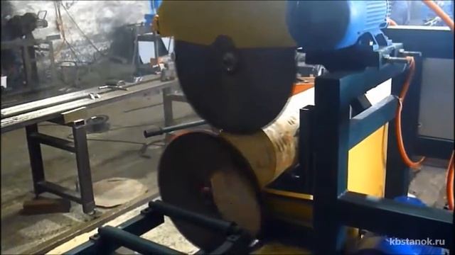 Станок для торцовки бревен "ТДБ-2". смотреть онлайн