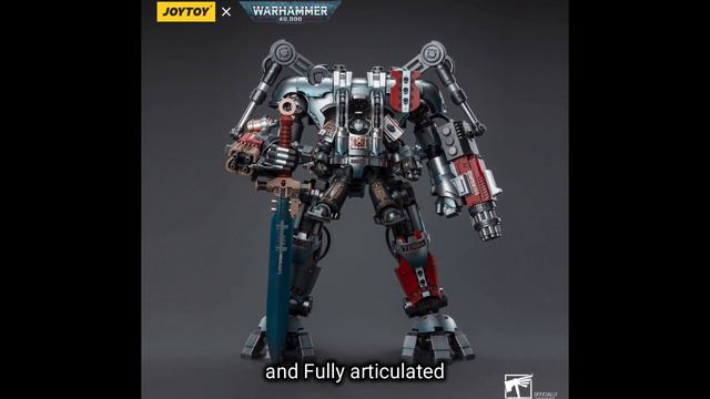 WARHAMMER 40K Grey Knights Nemesis Dreadknight with Terminator Caddon Vibova Figure Set / JOY TOY смотреть онлайн
