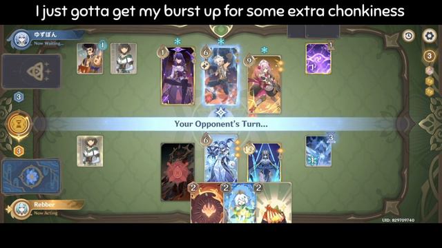 fatui after being fired in genshin TCG смотреть онлайн