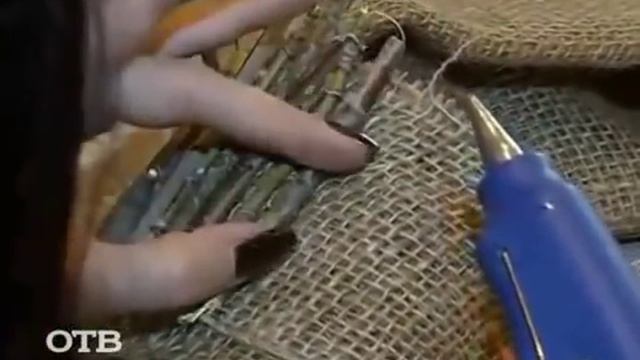 Как сделать осенний горшок из веток своими руками? Вытворяшки смотреть онлайн