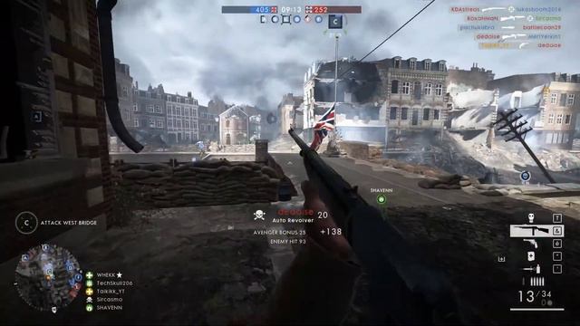 GUN PLAY ML 1907 SL Sweeper - Battlefield 1 Moments [PC] смотреть онлайн