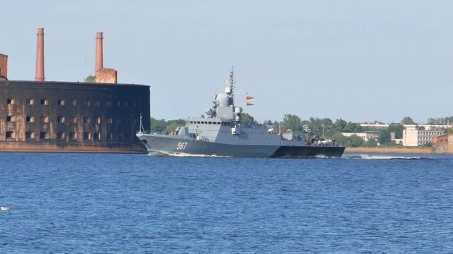 2019-06-19 - Выход в море МРК "Мытищи" пр 22800 смотреть онлайн