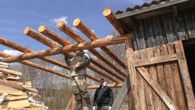 строим дровник смотреть онлайн