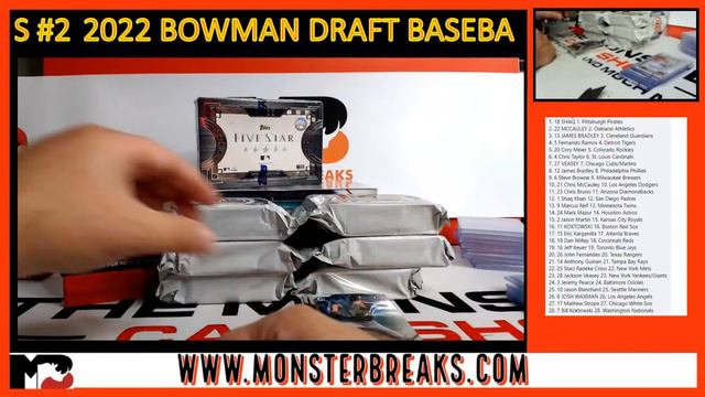 2022 BOWMAN DRAFT BASEBALL SUPER JUMBO 3 BOX BREAK - RANDOM TEAMS #2 смотреть онлайн