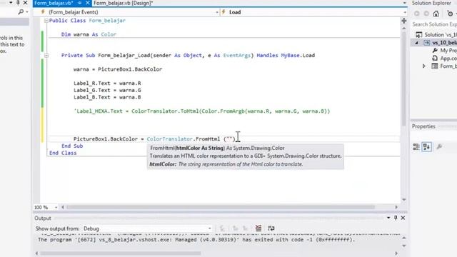 Visual Studio 2012 - Pengolahan Citra Dasar Part-1 (BibirDesign.com) смотреть онлайн
