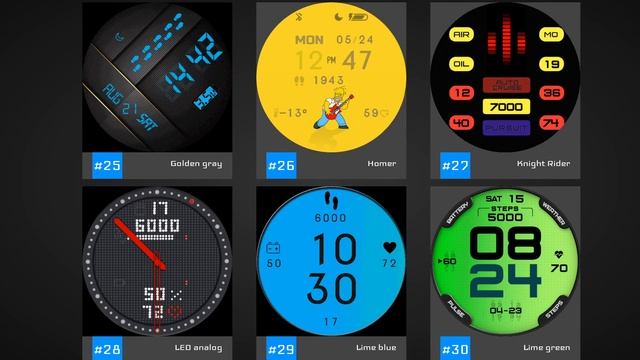 Top 50 EXCLUSIVE Full Watch Faces For the Amazfit GTR (47mm) смотреть онлайн
