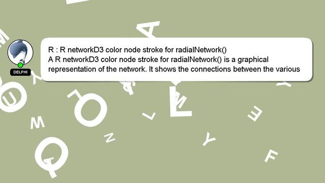 R : R networkD3 color node stroke for radialNetwork() смотреть онлайн