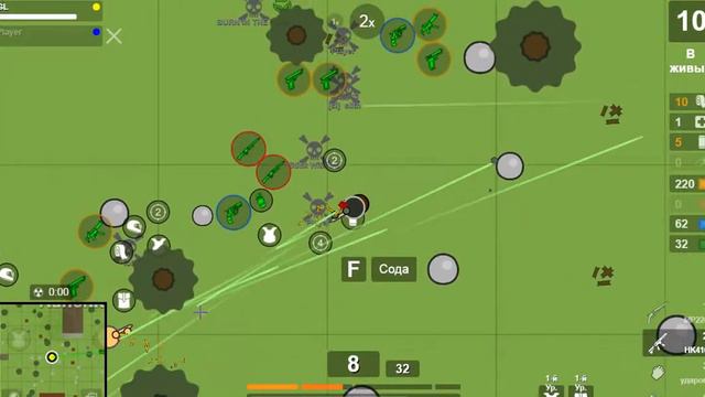 я не могу войти в топ 1! surviv io смотреть онлайн