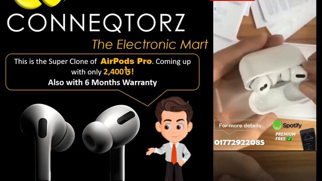 CONNEQTORZ with 6 months warranty and a free premium subscription of Spotify in October!!!! смотреть онлайн