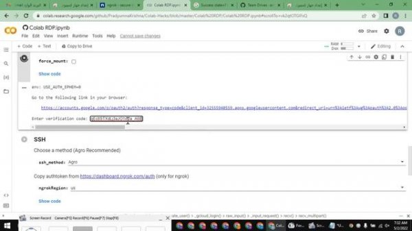 How to create linux virtual machine with Google Colab