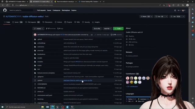 Como instalar stable diffusion Web Ui en Docker con GPU Local смотреть онлайн