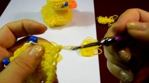 Утенок 3D из резинок Рейнбоу Лум, Амигуруми/Лумигуруми - часть-1(Rubber Ducky Rainbow Loom)