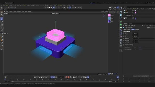 Уроки 3D для начинающих. Cinema 4D. Урок 3 - Создание фоновых иллюстраций для веб-сайтов смотреть онлайн