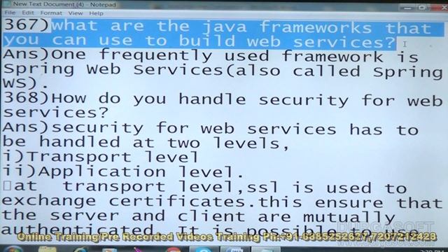 what are the java frameworks that you can use to build web services? смотреть онлайн